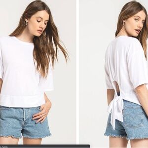 NWT Z SUPPLY ANI TIE BACK TEE